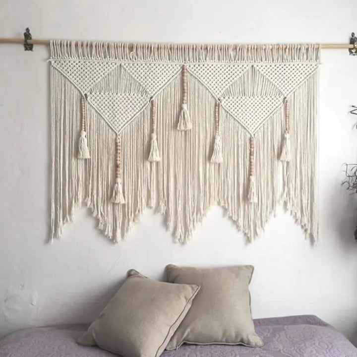 Wandbehang, handgewebt, Boho-Wohndekor