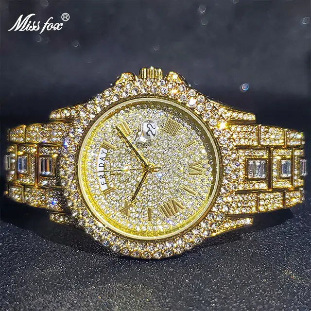 Trendy Diamant Uhr