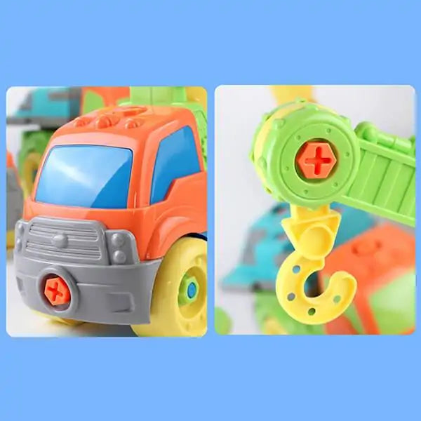 Build Your Own Toy Construction Vehicles