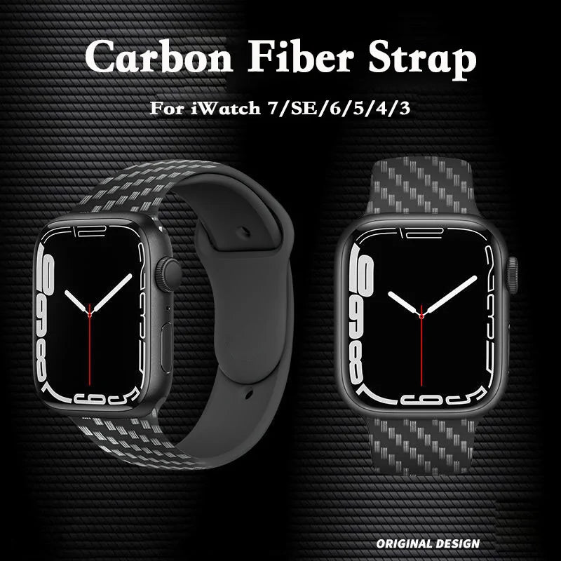 Carbon Fiber Strap For Apple Watch