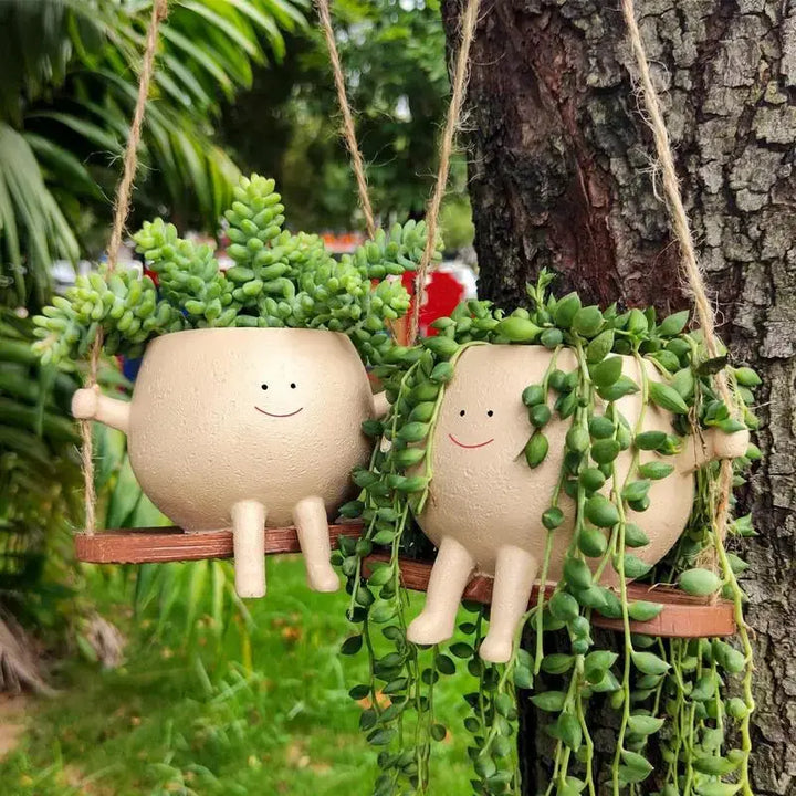 Swing Face Planter Pot