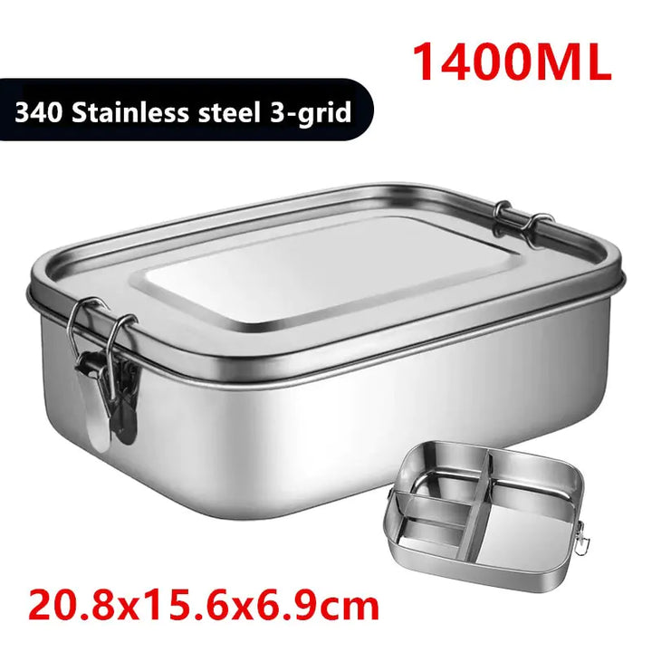 Stainless Steel Square Lunch Box