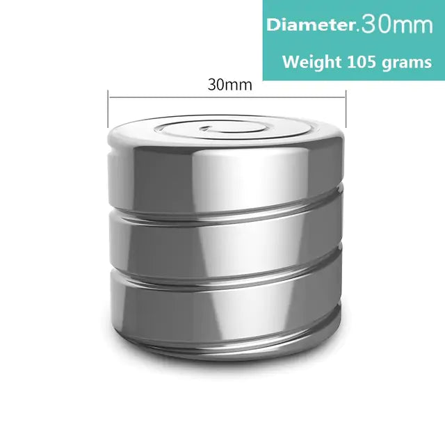 Metallspielzeug zum Stressabbau für Erwachsene mit optischer Beleuchtung und Drehkreisel