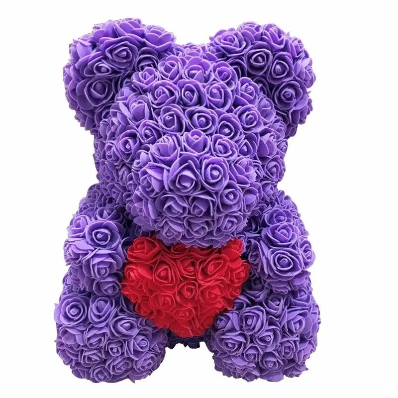 Flower Rose Teddy Bear