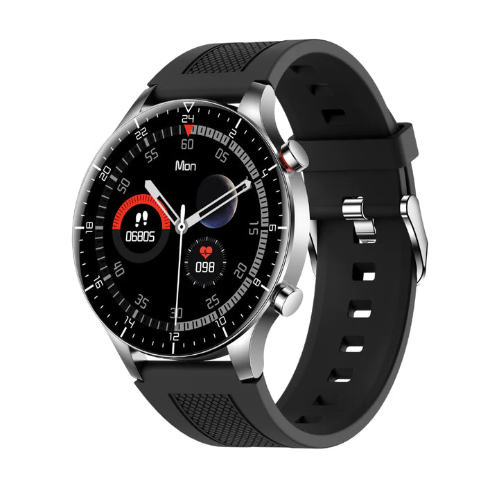 Smartwatch mit vollem Touchscreen, Herzfrequenzmessung, Sport- und Musik-Smartwatch