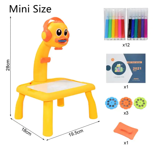 Mini-Kunsttisch-Set für Kinder