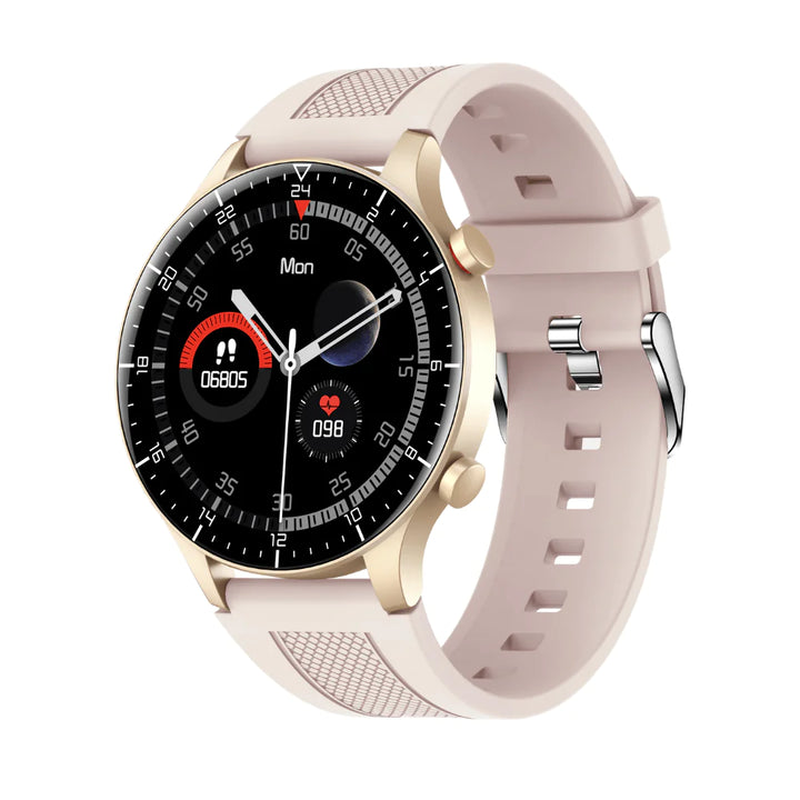 Smartwatch mit vollem Touchscreen, Herzfrequenzmessung, Sport- und Musik-Smartwatch