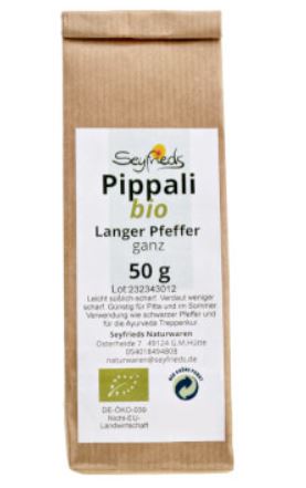 Seyfrieds | Pippali Biografie | Langer Pfeffer ganz 50g