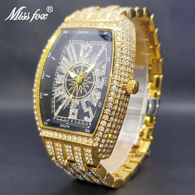 Iced Out Uhr für Männer