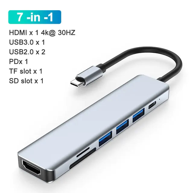 USB-C Multi-Hub-Dockingstation