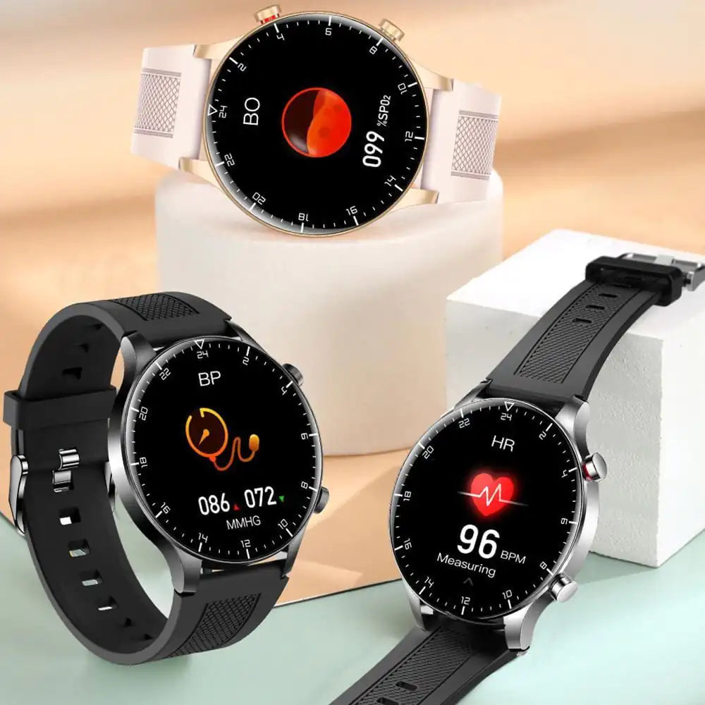 Smartwatch mit vollem Touchscreen, Herzfrequenzmessung, Sport- und Musik-Smartwatch