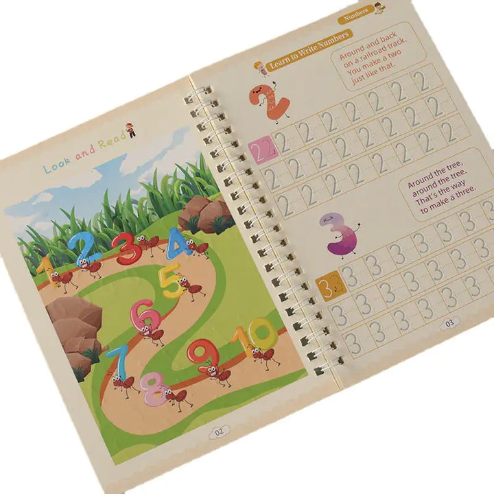 Children's Control Pen Training Book