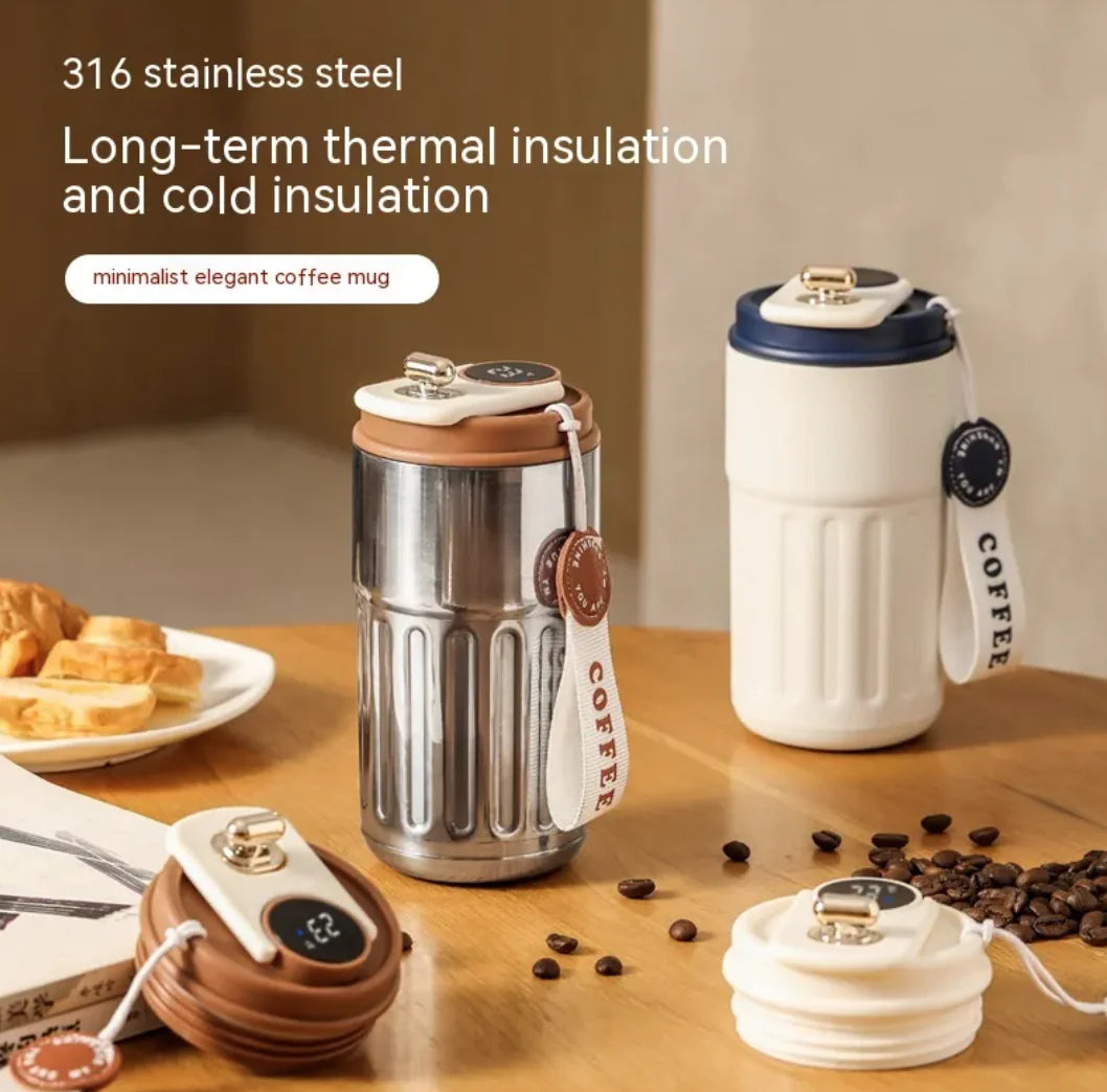 Smart Digital Thermal Bottle - 450ml