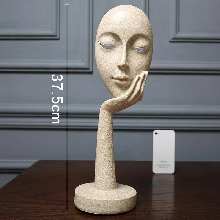 3D Gesichtsmaske Abstrakte Skulptur Dekorative Kunst