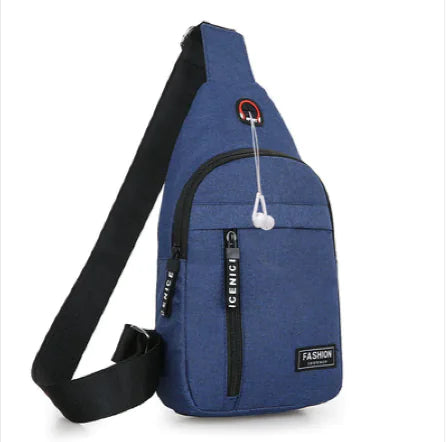 Men's Canvas Crossbody Bag