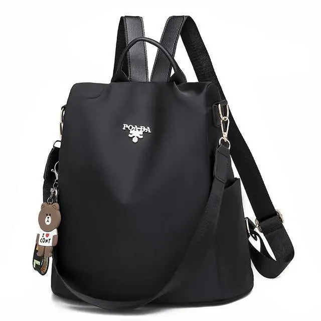 Diebstahlsicherer Rucksack mit Oxford-Druckdesign