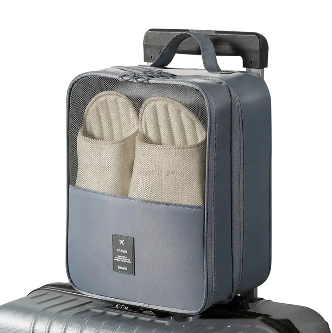 Three-Layer Travel Shoe Bag