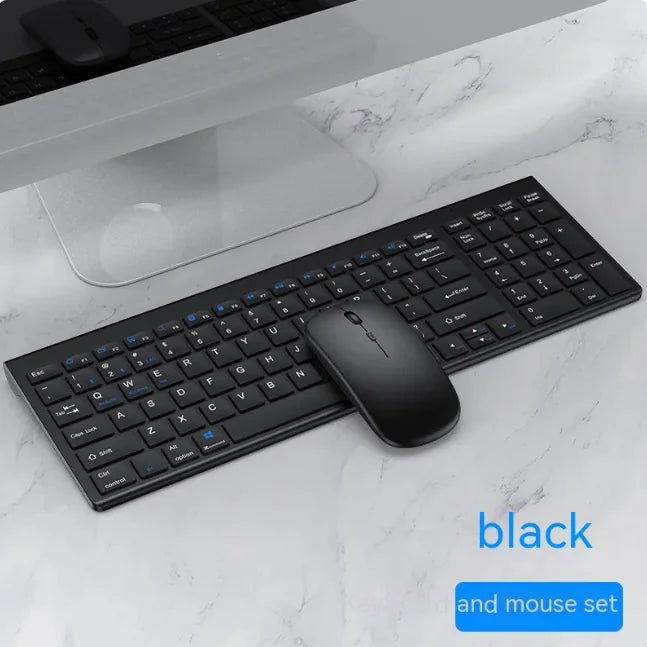 Bluetooth Dual-Mode Rechargeable Keyboard & Mouse Set