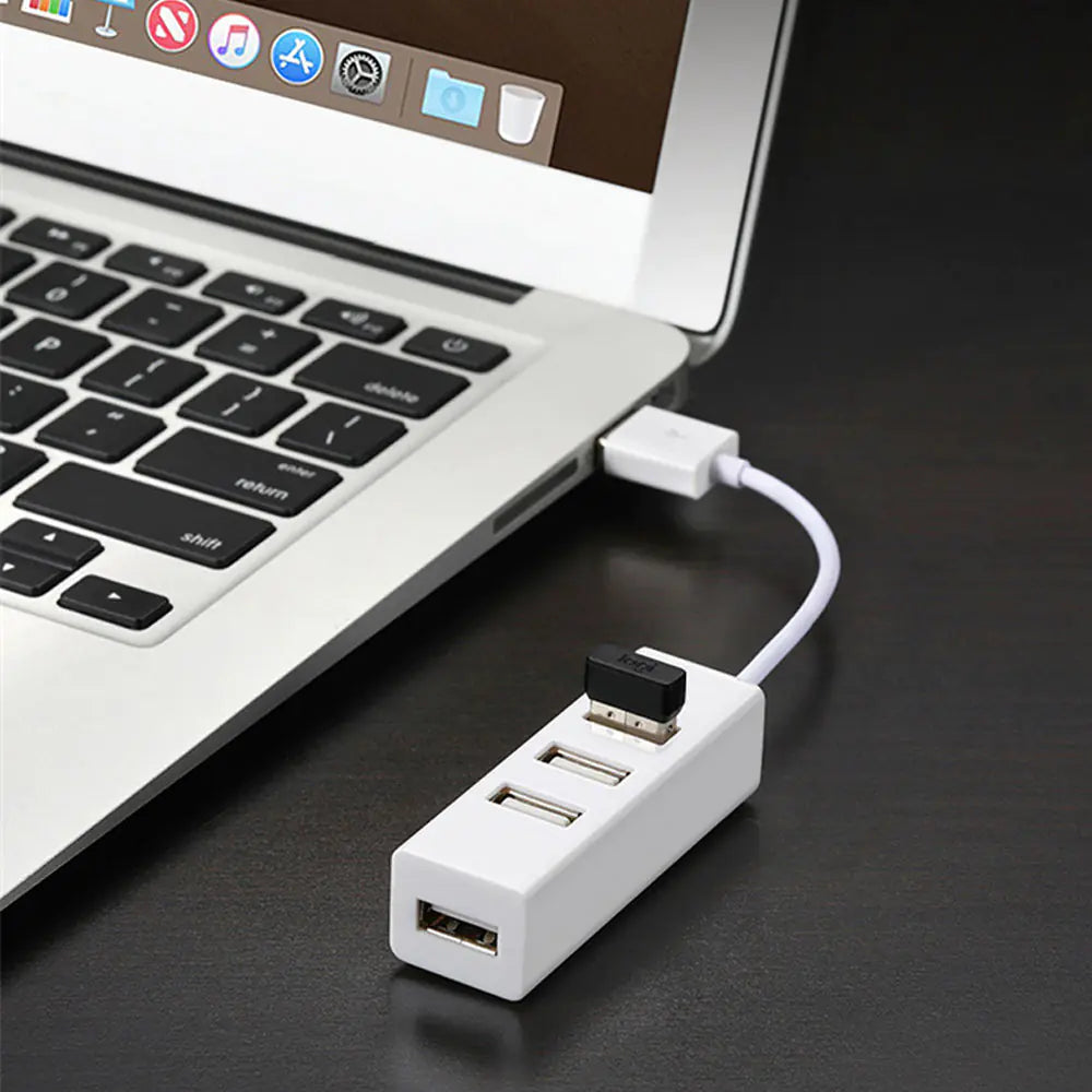 Multi USB Splitter Hub Use Power Adapter