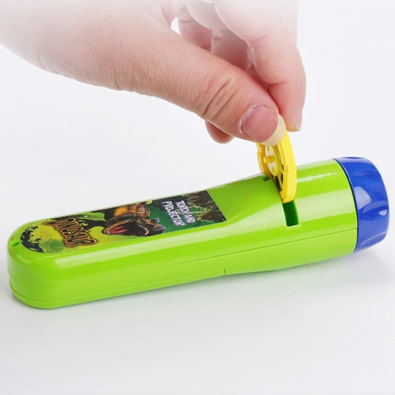 Cartoon Projection Flashlight For Kids