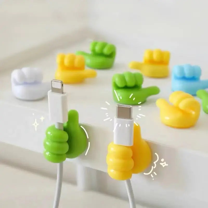 Multifunctional Cable Organizer Clip Holder Thumb