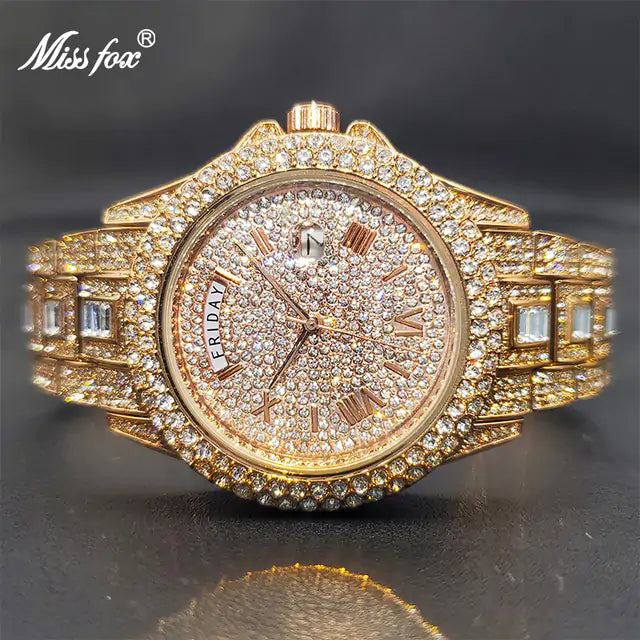 Trendy Diamant Uhr