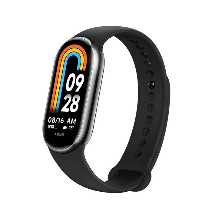 Global Version Xiaomi Band 8 1.62'' AMOLED Ultra Long-Lasting Battery - Black