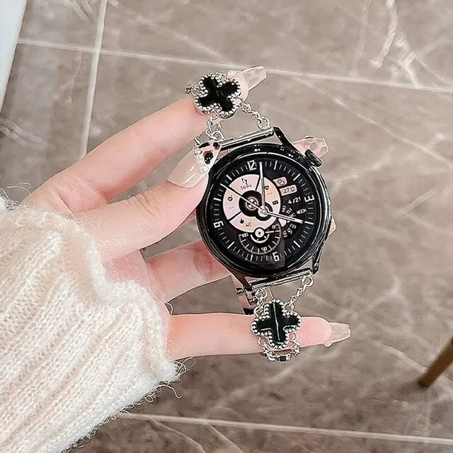 Luxury Clover Chain Strap for Samsung Galaxy Watch