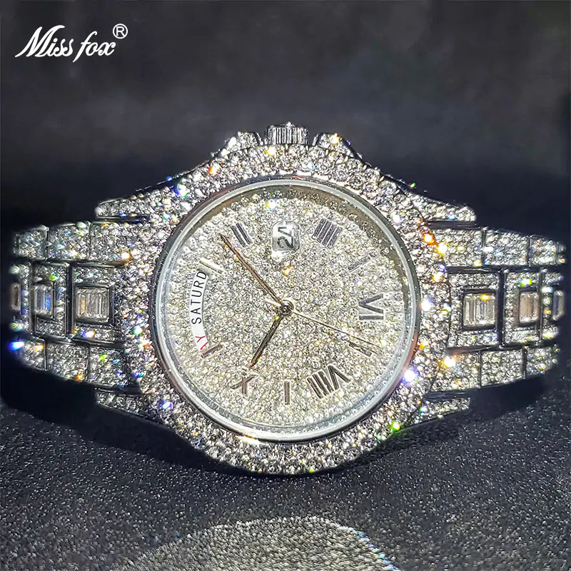 Trendy Diamant Uhr