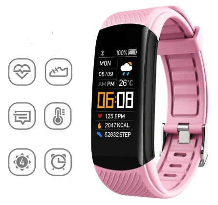 Silicone Pedometer Bracelet