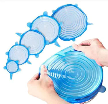 Set of 6 Adjustable Silicone Lids