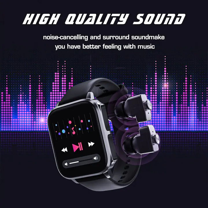 Smart Watch Ohrhörer 2 in 1 Stereo Wireless Headset