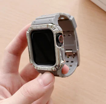 Uhrenarmband und -gehäuse für iWatch Serie 7 6 SE 5