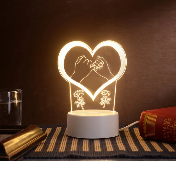 USB-Acryl-3D-Nachtlichtlampe