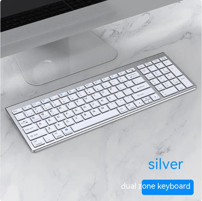 Bluetooth Dual-Mode Rechargeable Keyboard & Mouse Set