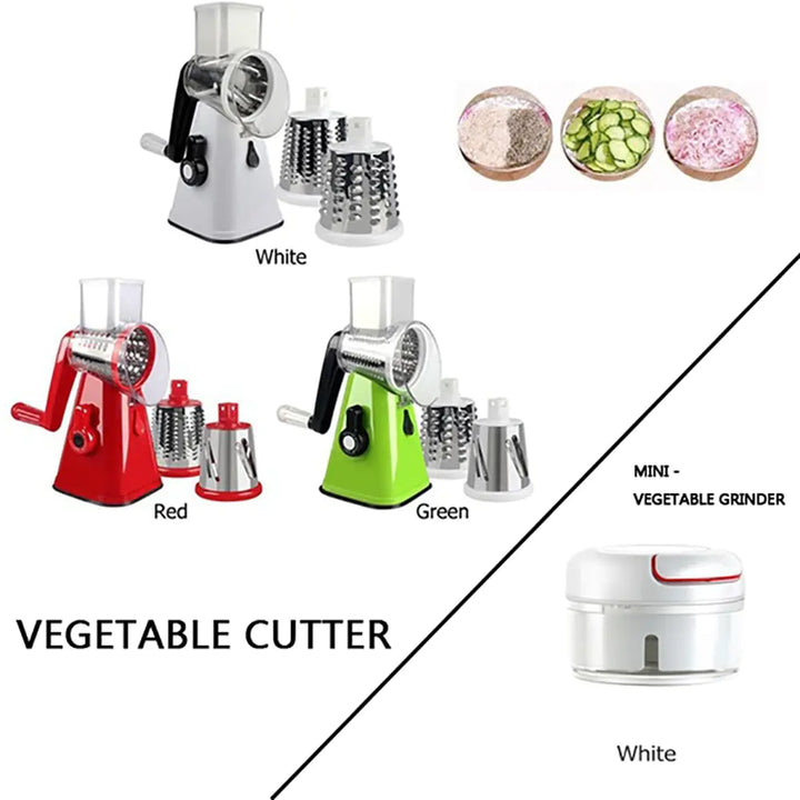 Ultimate Vegetable Cutter & Mini Grinder Combo