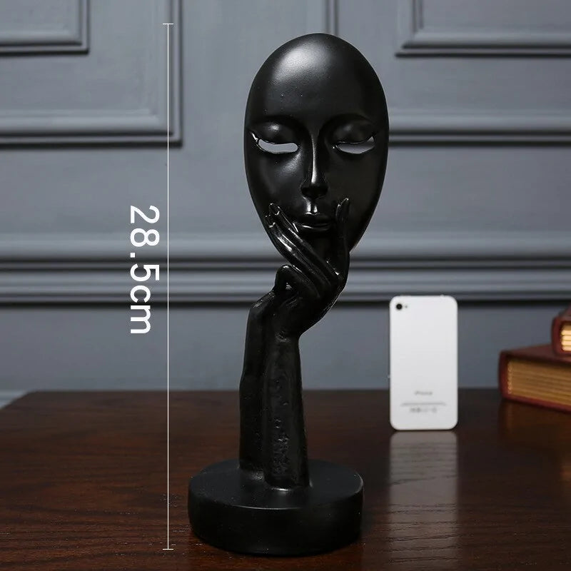 3D Gesichtsmaske Abstrakte Skulptur Dekorative Kunst