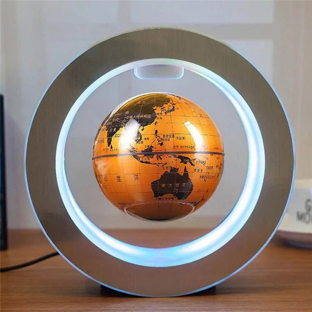 round LED Levitating Rotating Night Lamp