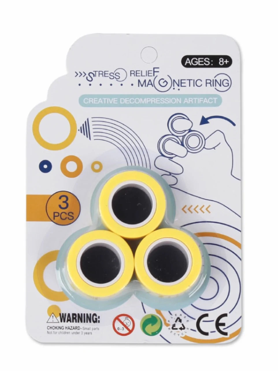 Magnetisches Fingerringe-Set