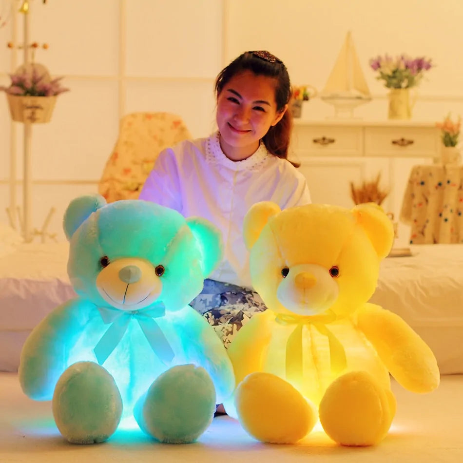 Leuchtender LED-Teddybär