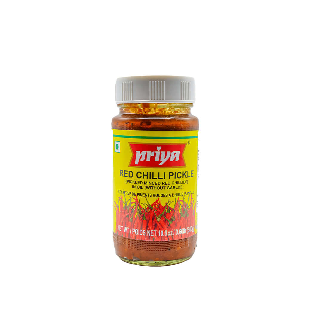 Priya Rote Chili-Pickles 300g 