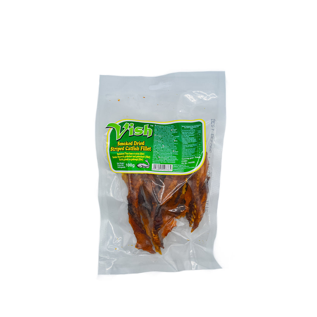 Vish Smoked Dried Striped Catfish Fillet 100g