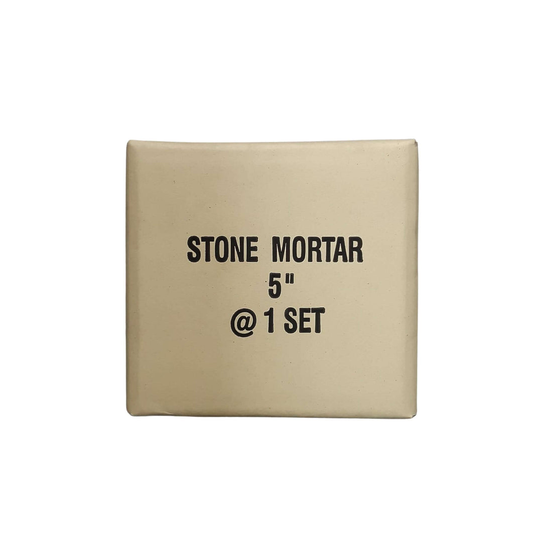 STONE MORTAR 5" @1 SET